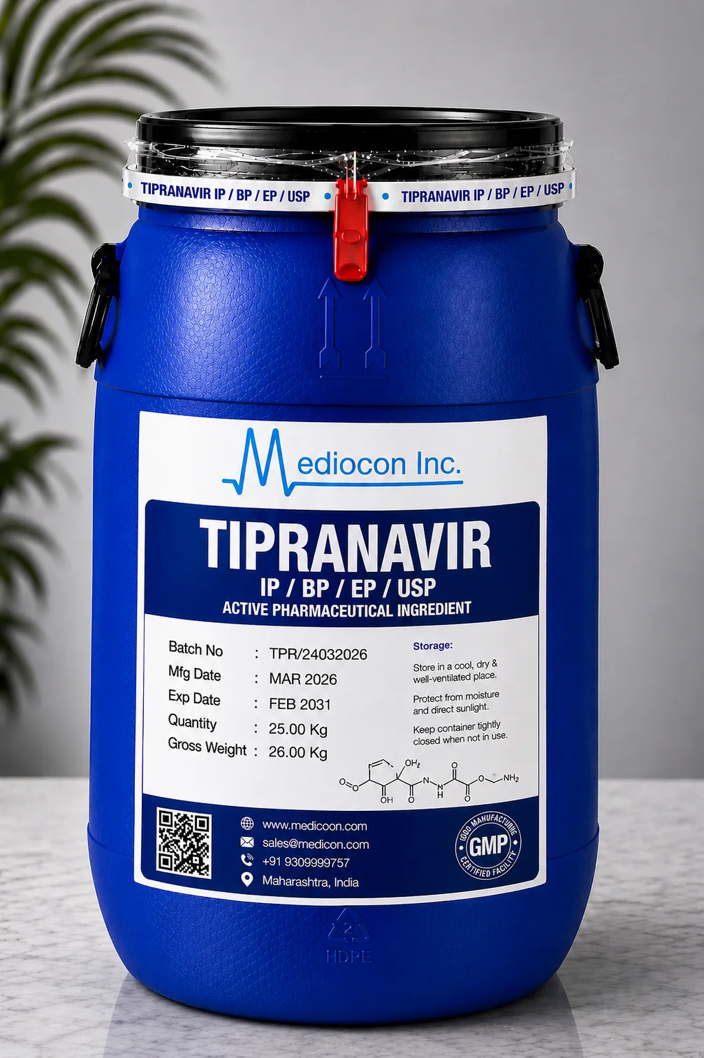 Tipranavir API — Mediocon Inc