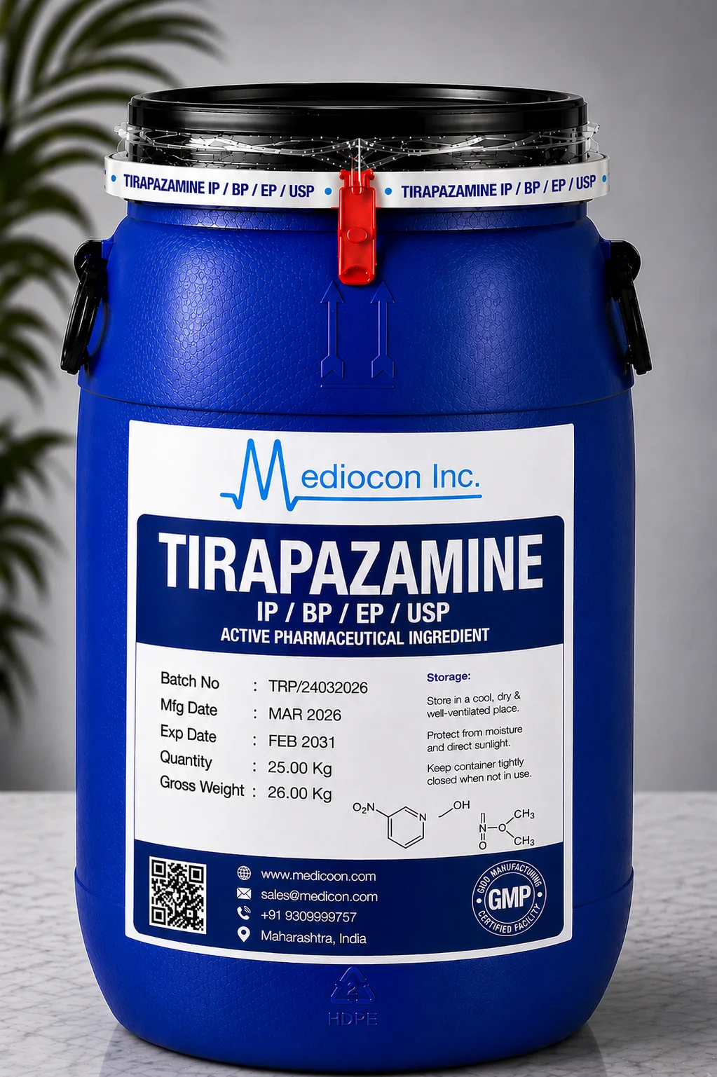 Tirapazamine API — Mediocon Inc