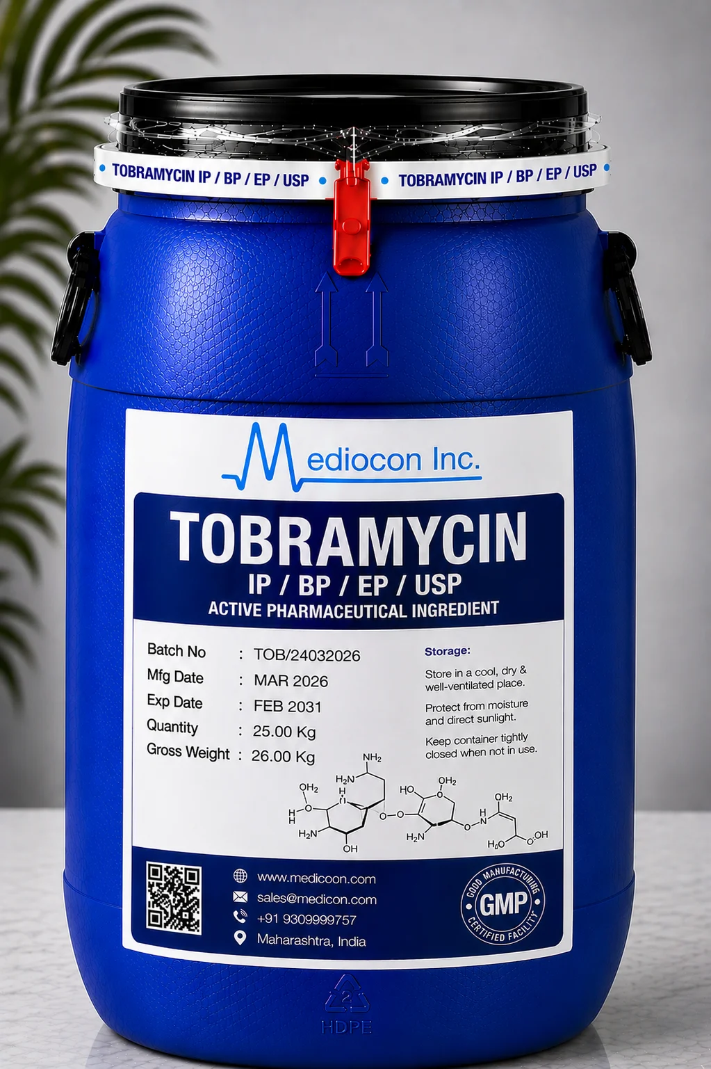Tobramycin API — Mediocon Inc