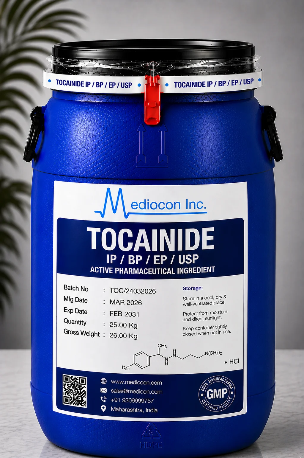 Tocainide API — Mediocon Inc