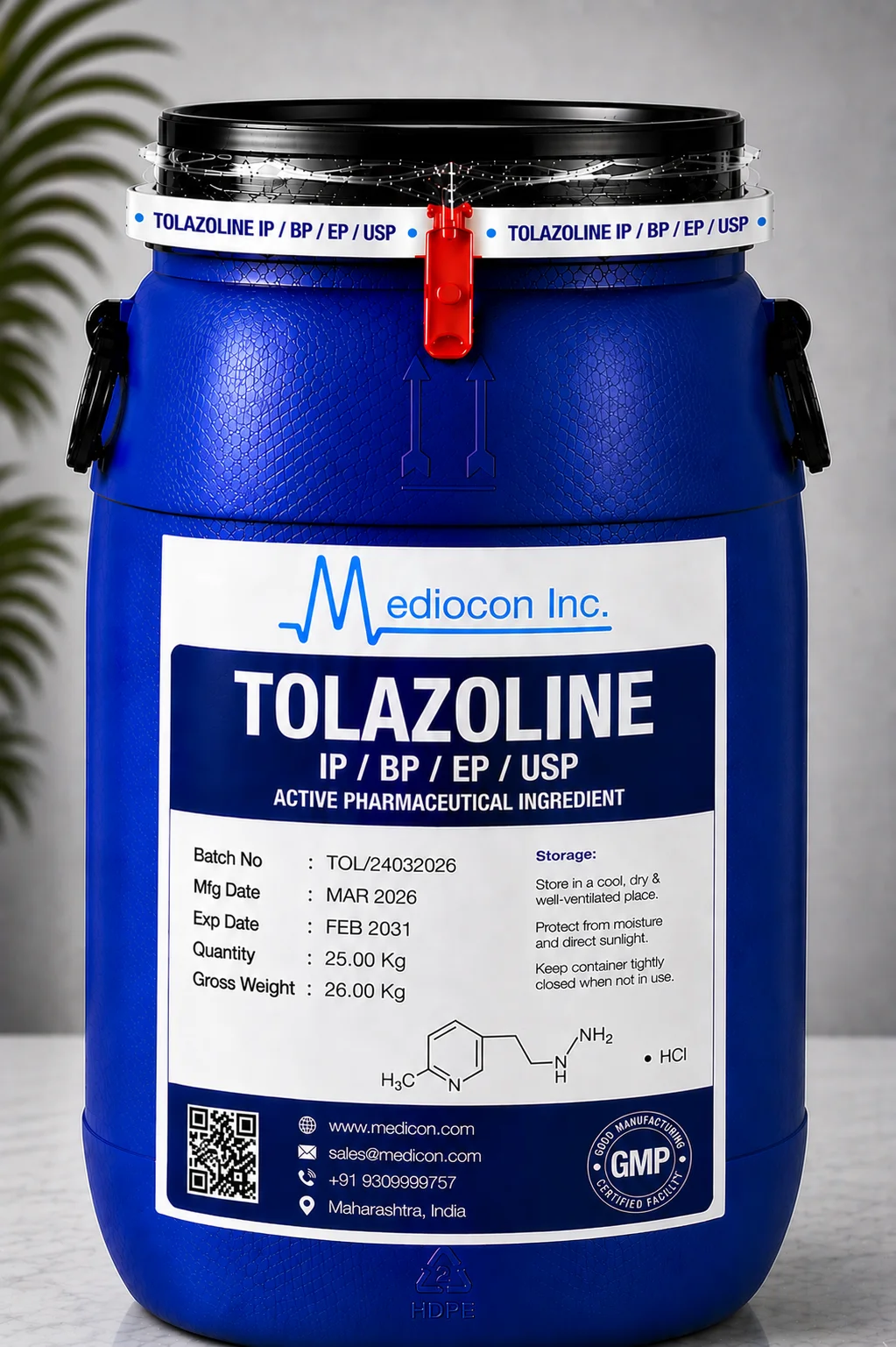 Tolazoline API — Mediocon Inc