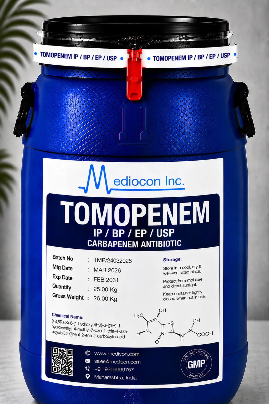 Tomopenem API — Mediocon Inc