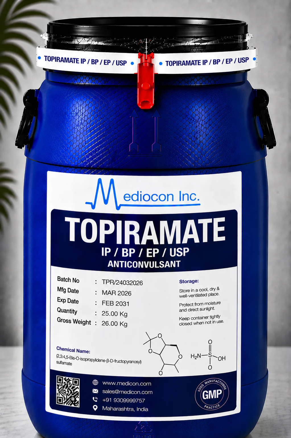 Topiramate API — Mediocon Inc