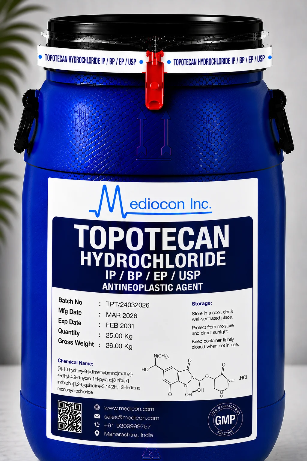Topotecan Hydrochloride API — Mediocon Inc