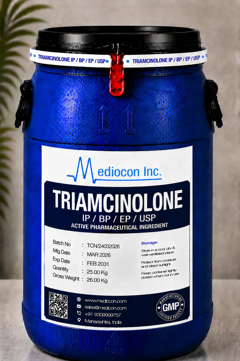 Triamcinolone Acetonide API — Mediocon Inc