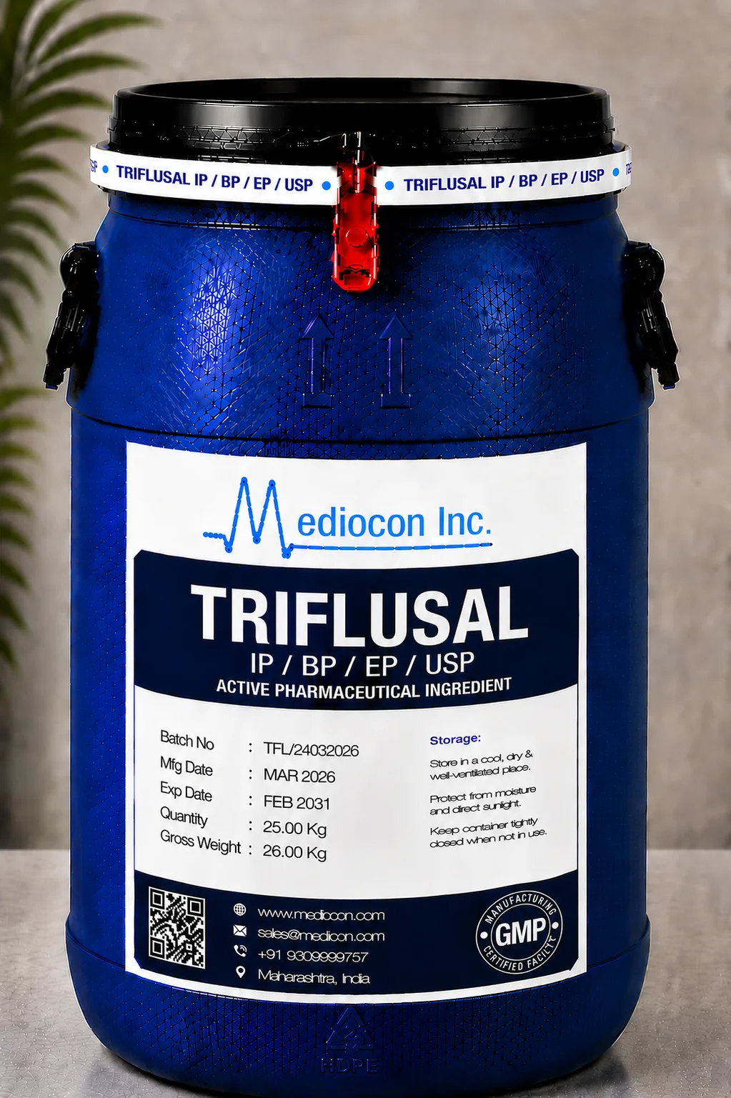 Triflusal API — Mediocon Inc