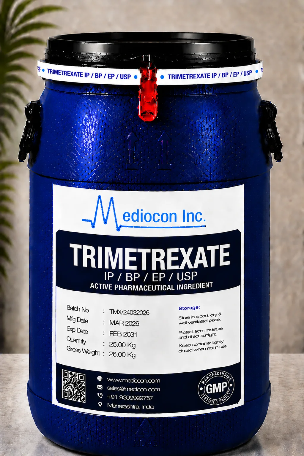 Trimetrexate API — Mediocon Inc