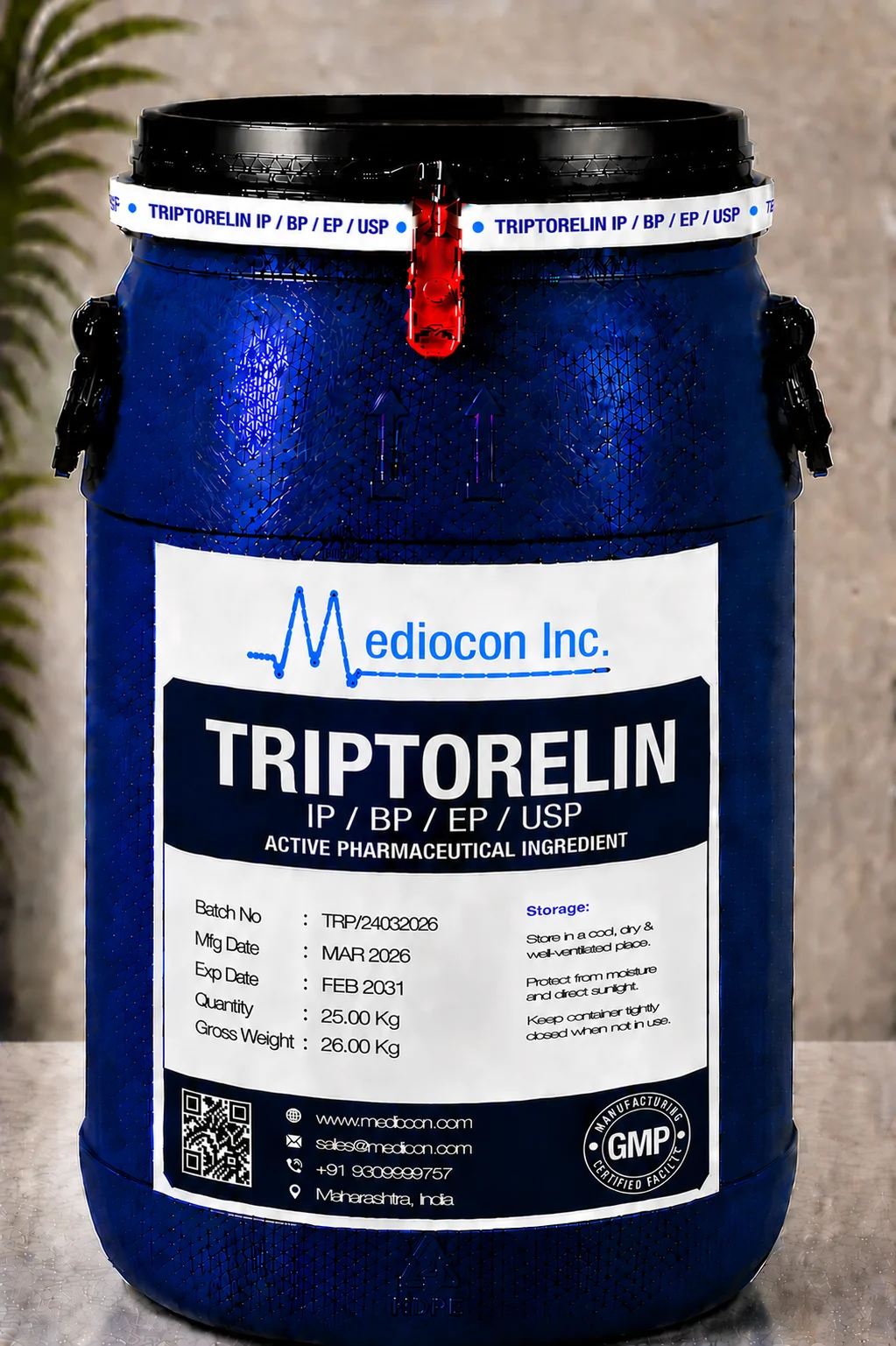 Triptorelin API — Mediocon Inc
