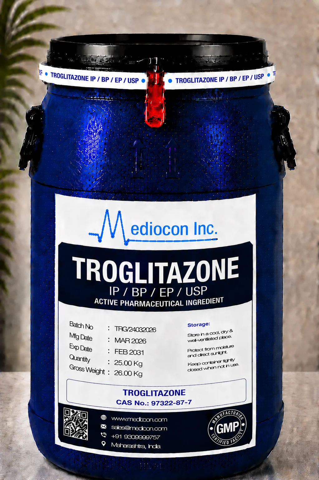 Troglitazone API — Mediocon Inc