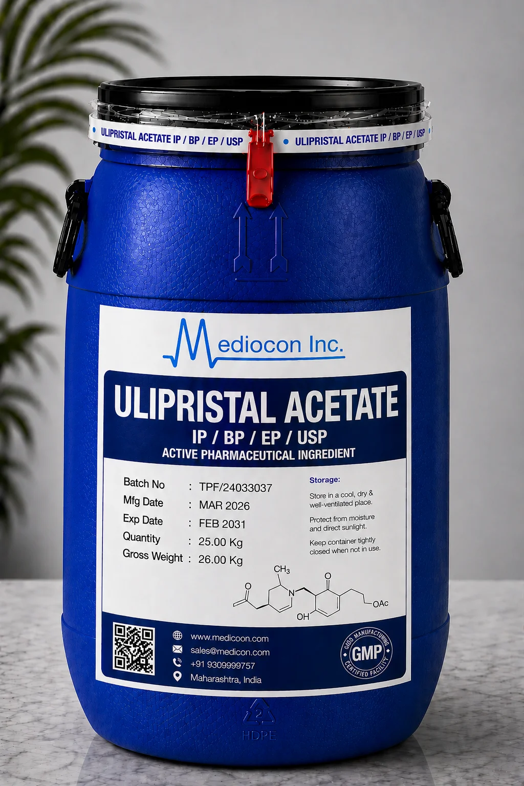 Ulipristal Acetate API — Mediocon Inc