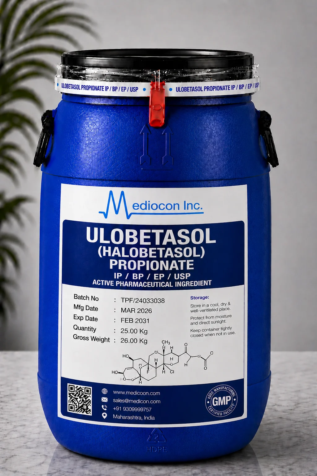 Ulobetasol (Halobetasol) Propionate API — Mediocon Inc