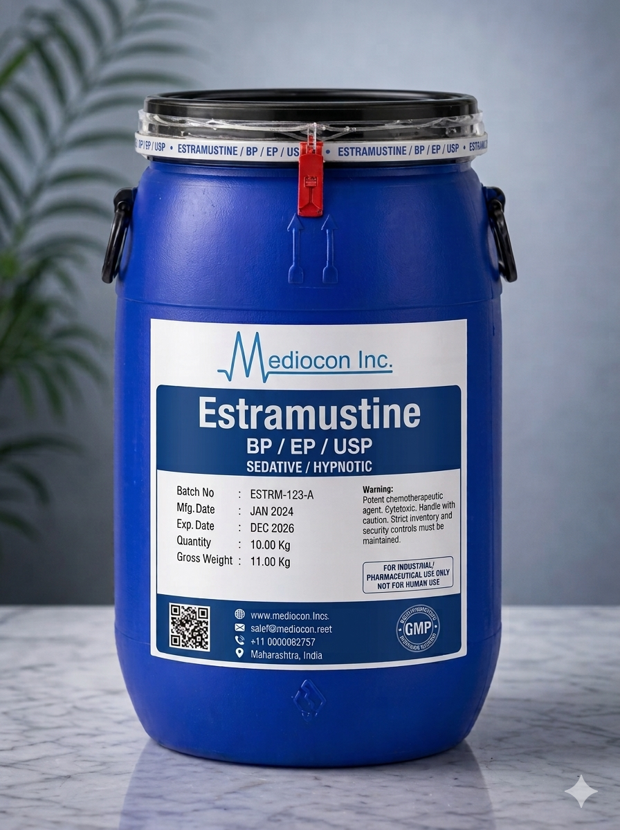 Estramustine API Manufacturer & Supplier in India — Mediocon Inc