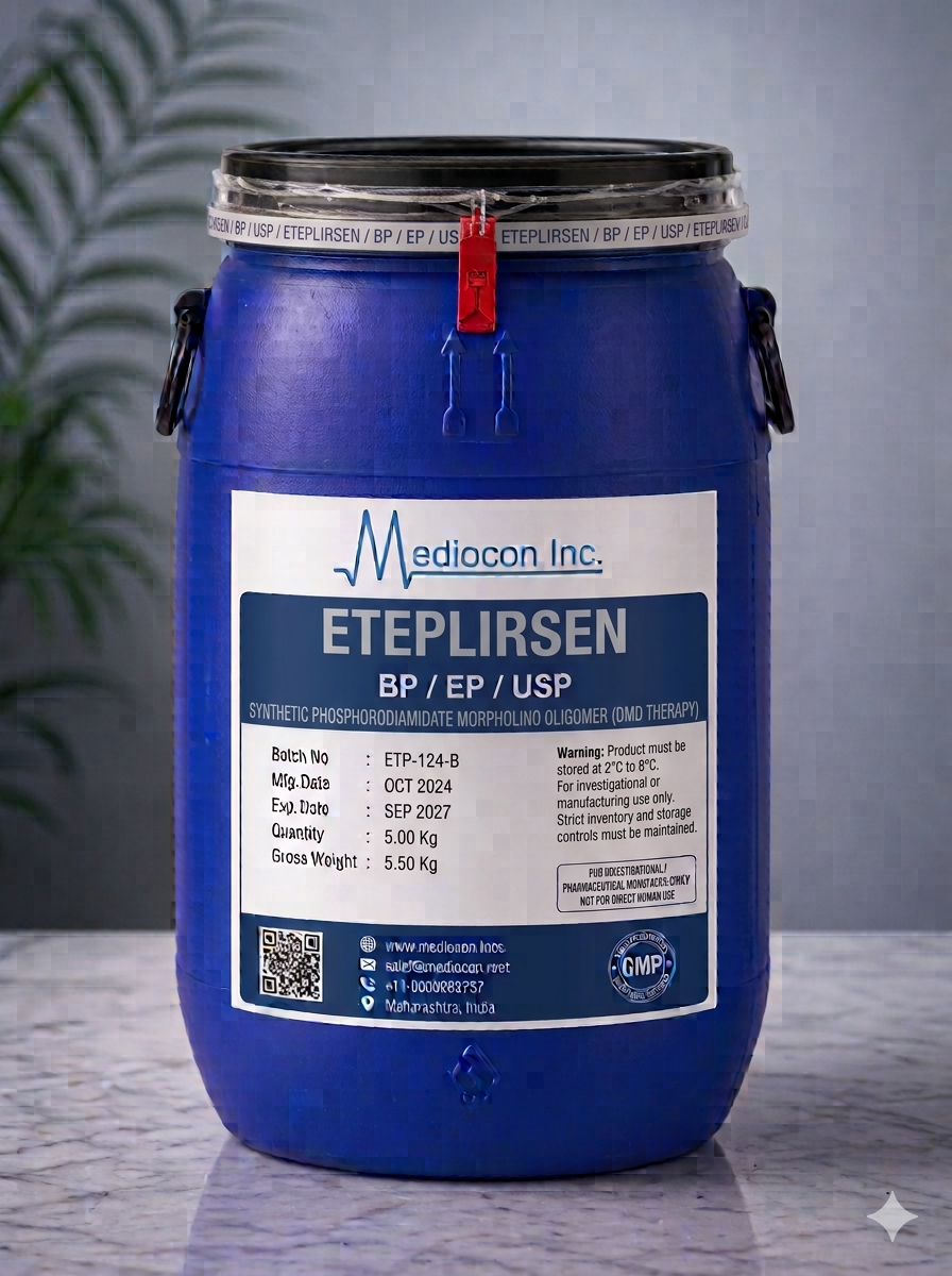 Eteplirsen API Manufacturer & Supplier in India — Mediocon Inc
