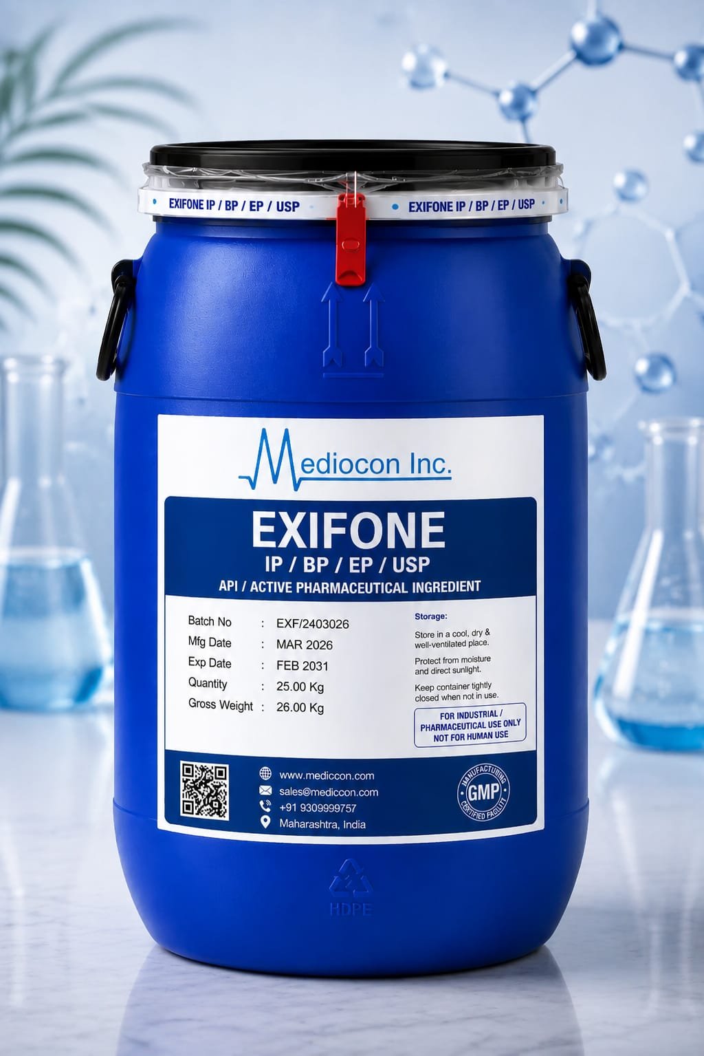 Exifone API Manufacturer & Supplier in India — Mediocon Inc