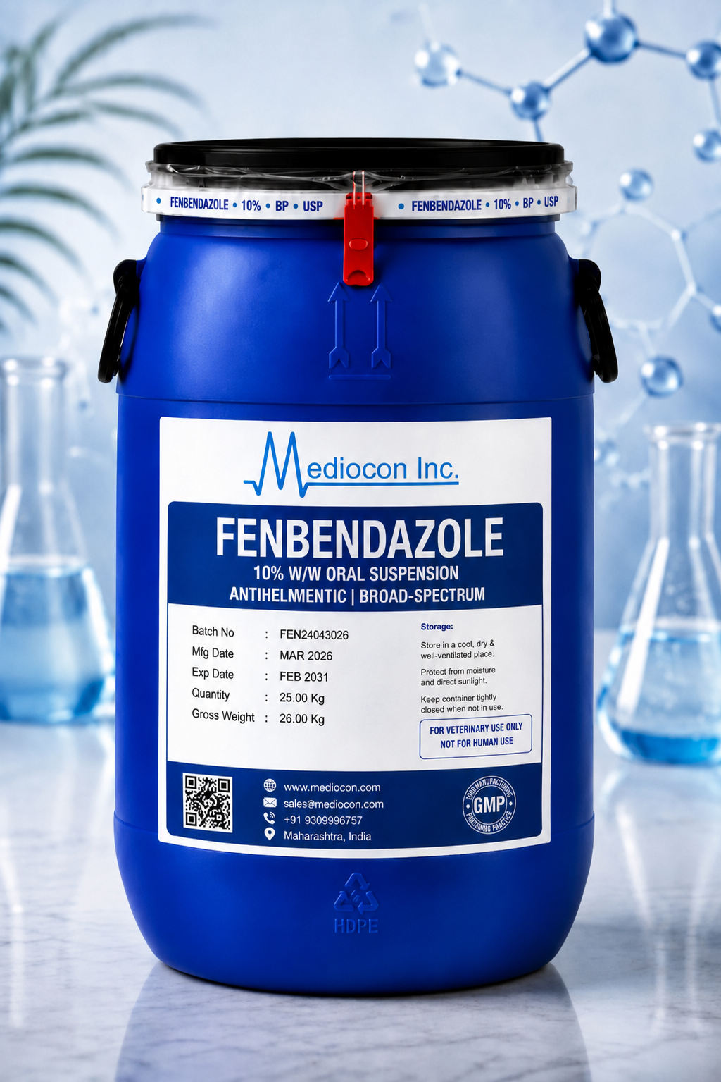 Fenbendazole API  Manufacturer & Supplier in India — Mediocon Inc