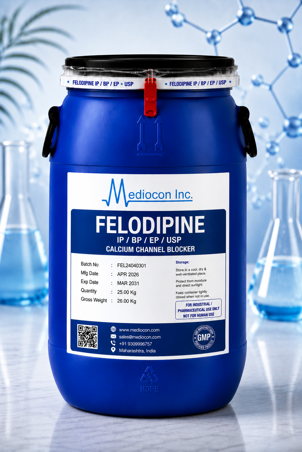 Felodipine API – Manufacturer & Supplier in India — Mediocon Inc