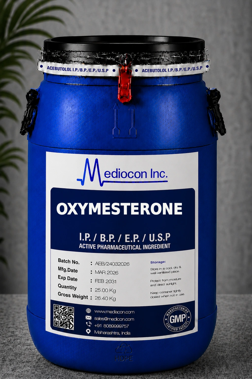 Oxymesterone API Manufacturer & Bulk Supplier in India — Mediocon Inc