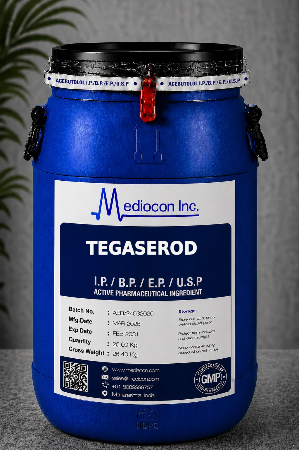 Tegaserod API Manufacturer & Bulk Supplier in India | MEDIOCON INC — Mediocon Inc