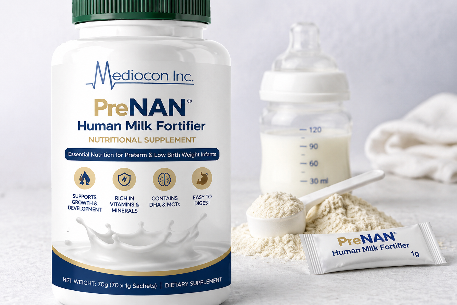 PreNAN Human Milk Fortifier Manufacturer and Supplier in India — Mediocon Inc