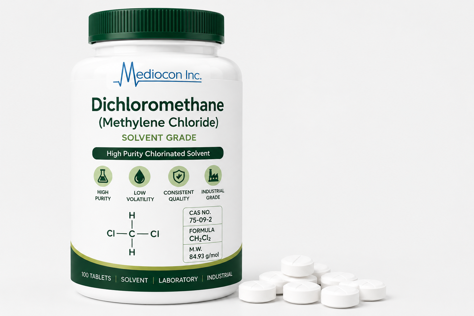 Dichloromethane (Methylene Dichloride) Manufacturer and Supplier in India — Mediocon Inc