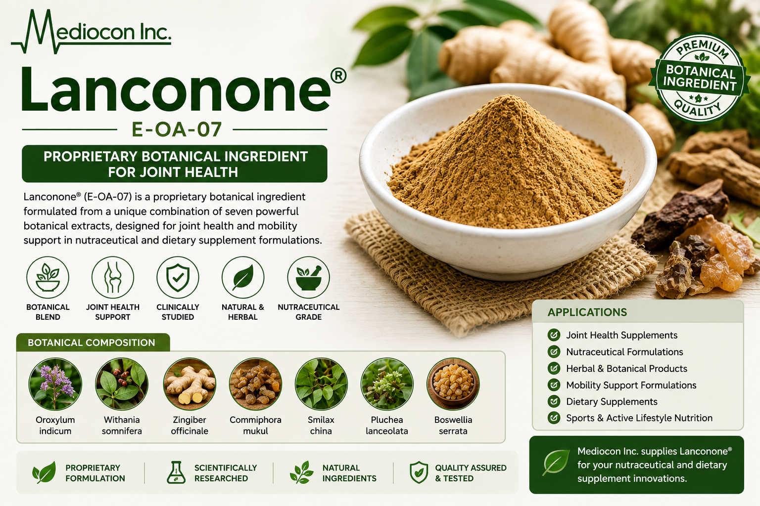 Lanconone® Manufacturer and Supplier in India | Mediocon INC — Mediocon Inc