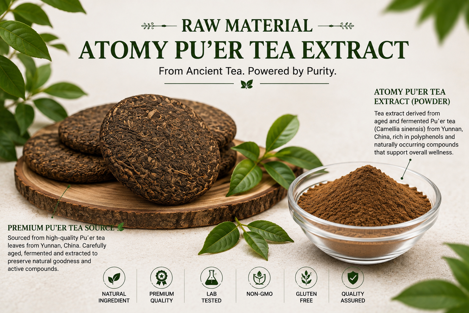 Atomy Pu'er Tea Extract Manufacturer and Supplier in India | Mediocon INC — Mediocon Inc