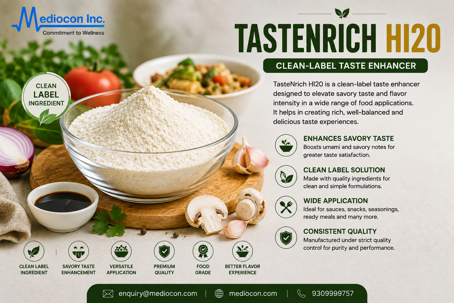 TasteNrich HI20 Manufacturer & Supplier in India | MEDIOCON INC — Mediocon Inc