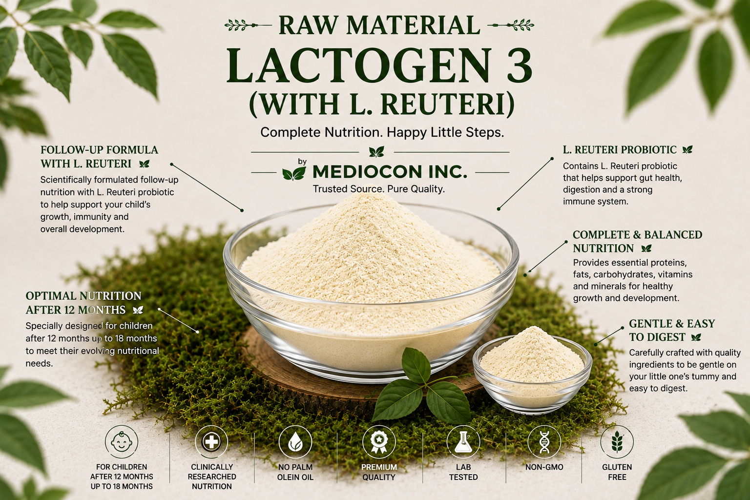 Lactogen 3 (with L. Reuteri) Manufacturer and Supplier in India — Mediocon Inc