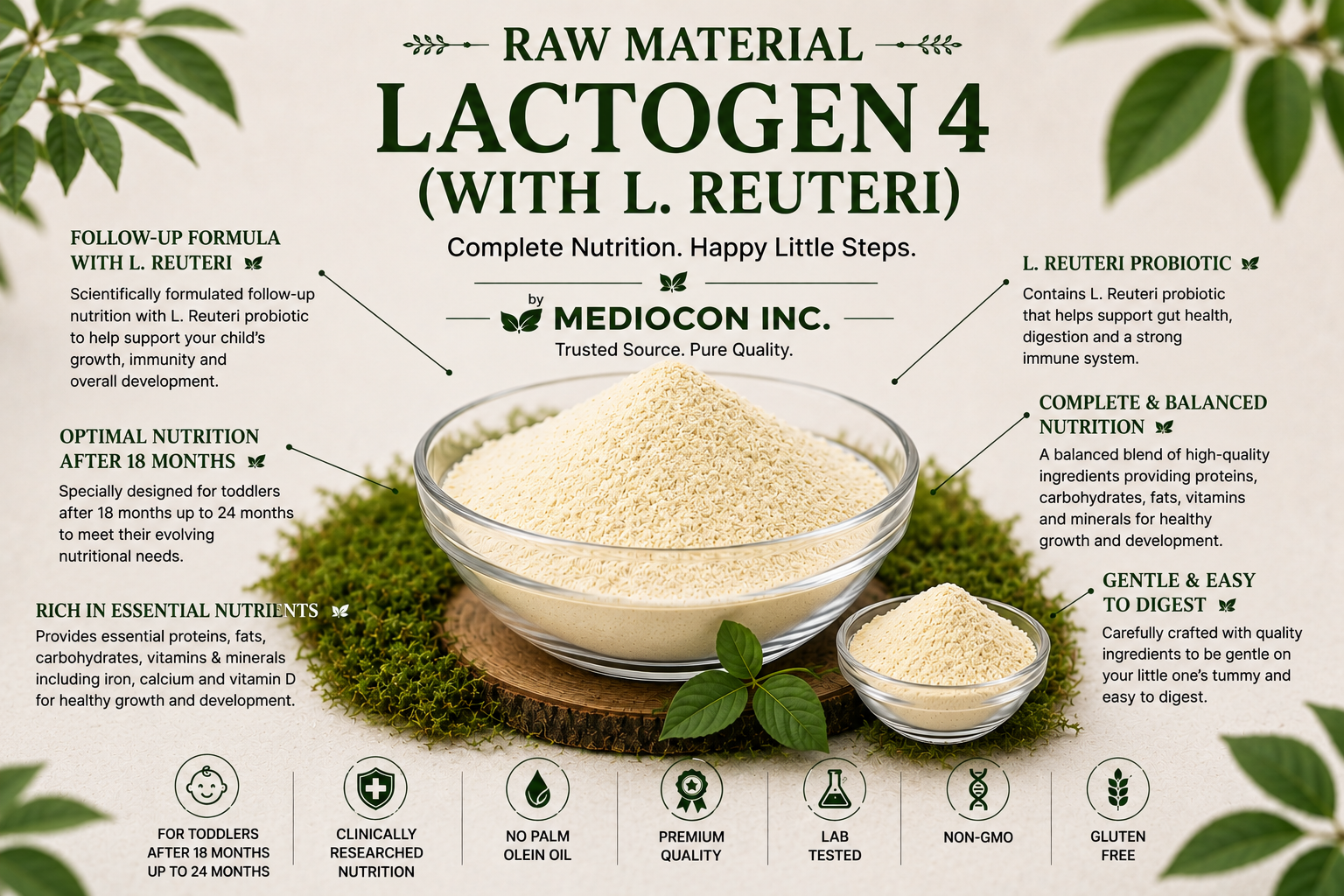 Lactogen 4 (with L. Reuteri) Manufacturer and Supplier in India — Mediocon Inc
