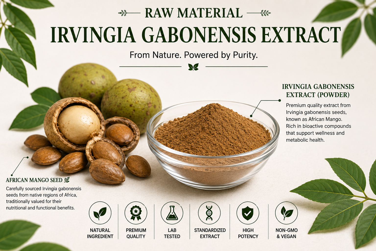 Irvingia Gabonensis Extract Manufacturer and Supplier in India — Mediocon Inc
