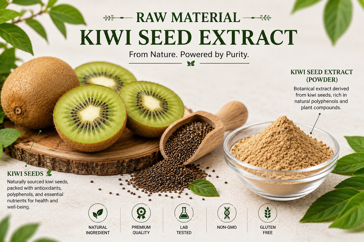 Kiwi Seed Extract Manufacturer & Supplier in India | MEDIOCON INC — Mediocon Inc