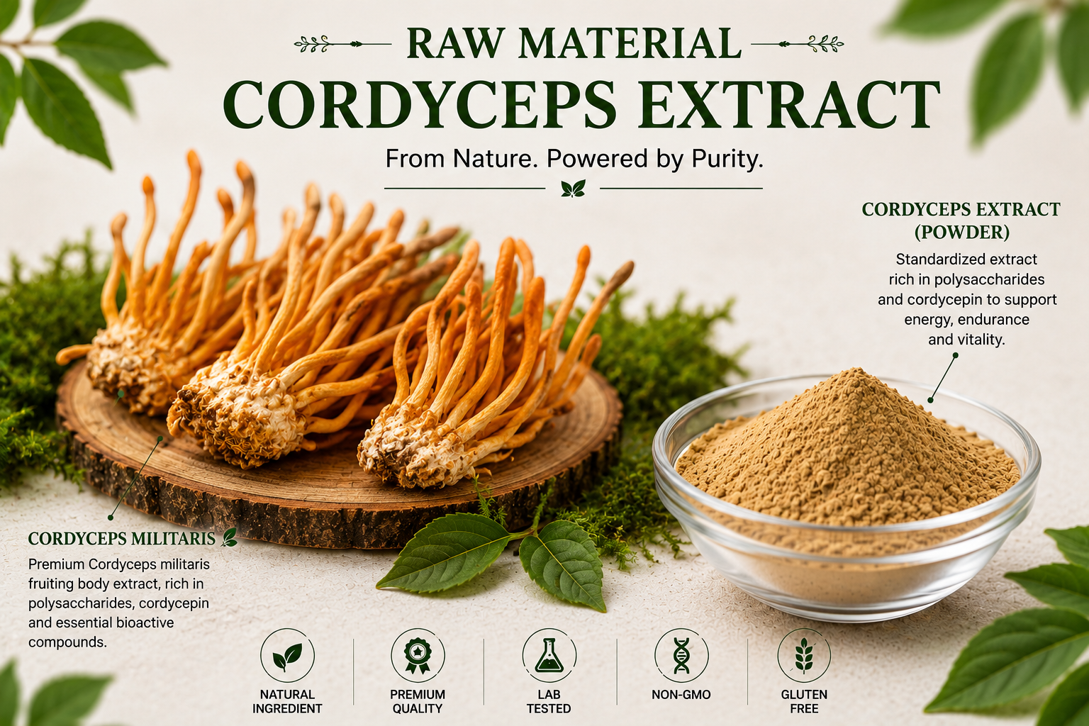 Cordyceps Militaris Extract Manufacturer & Supplier in India | MEDIOCON INC — Mediocon Inc