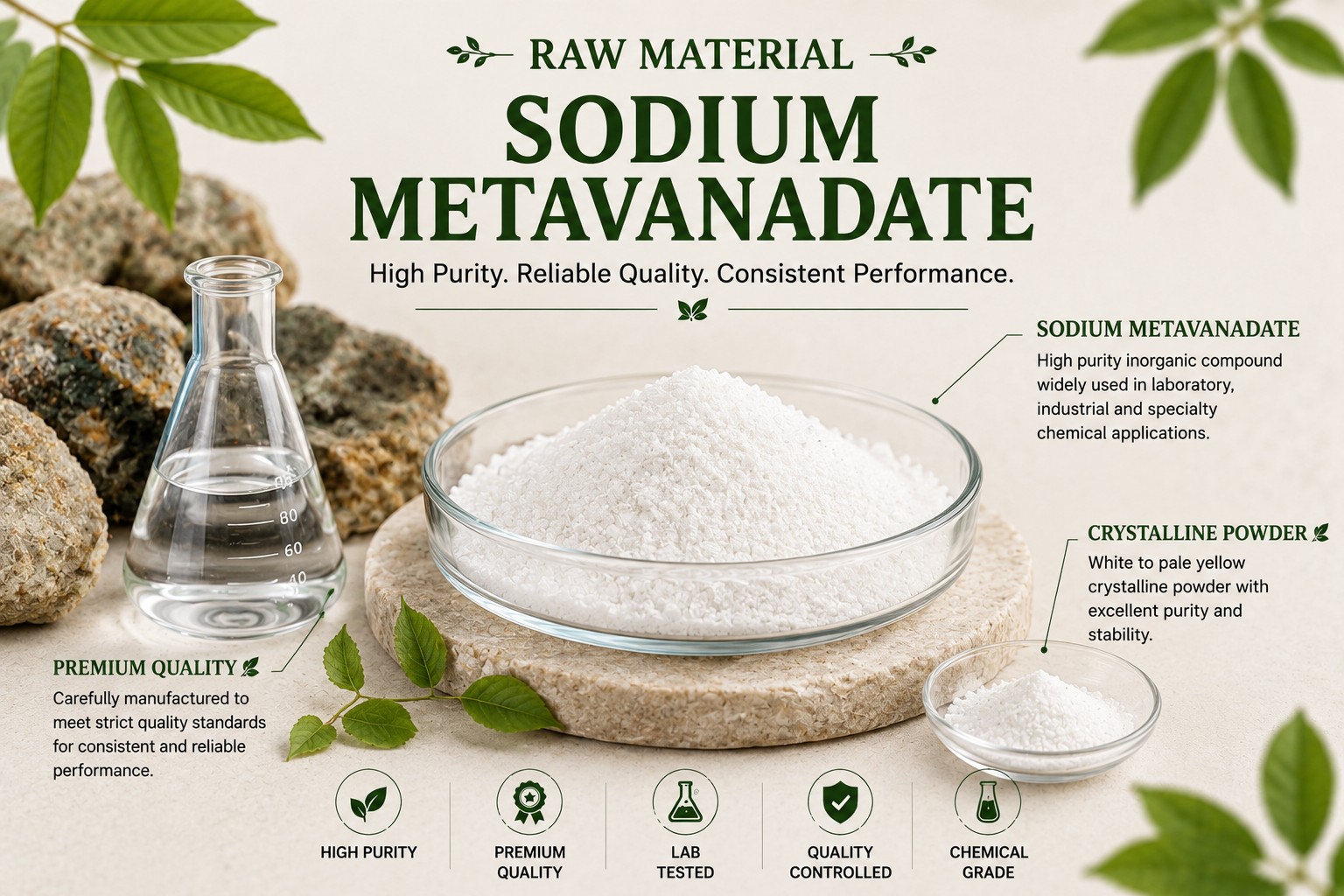 Sodium Metavanadate Manufacturer & Supplier in India | MEDIOCON INC — Mediocon Inc