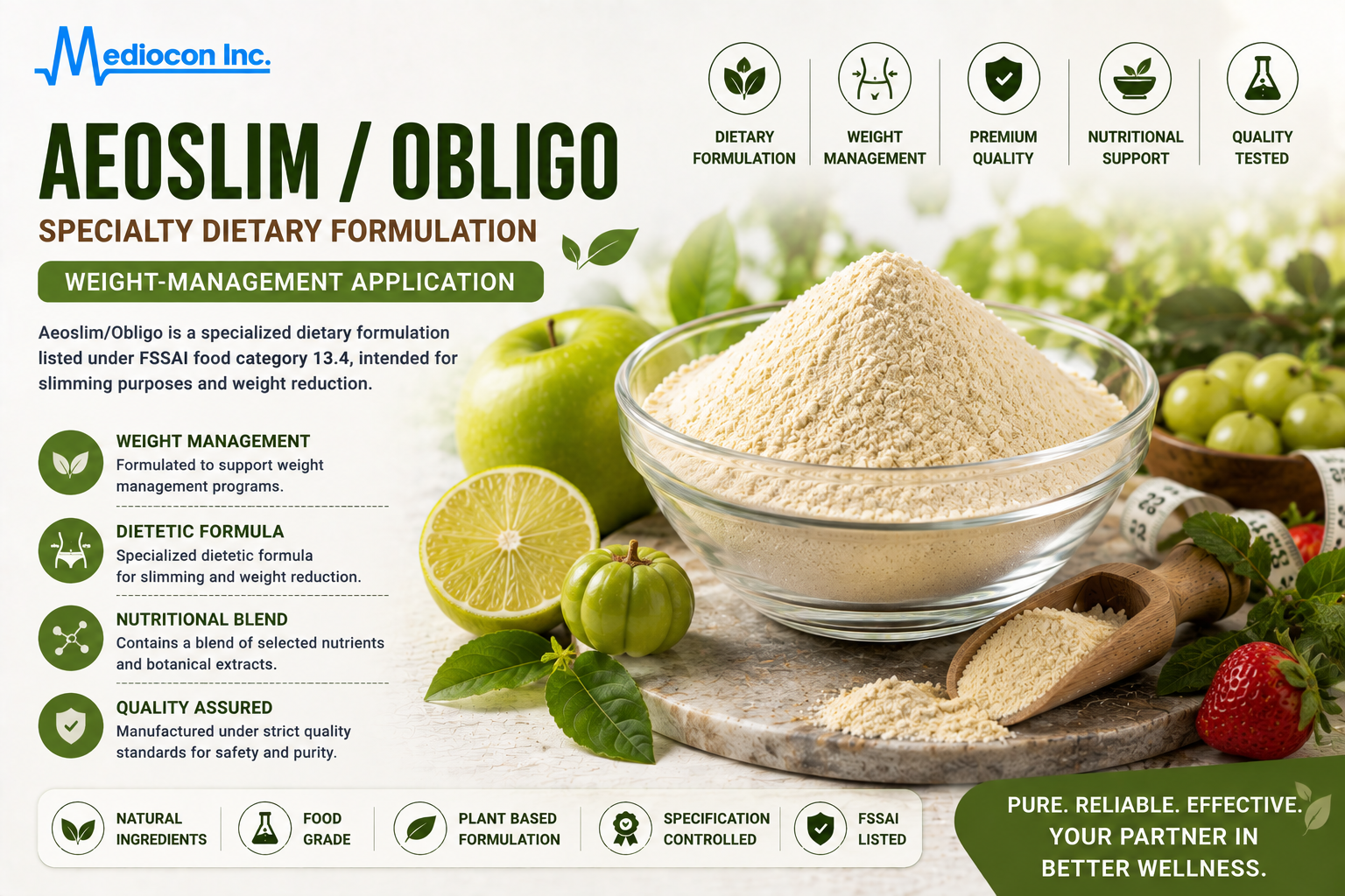 Aeoslim/Obligo Manufacturer & Supplier in India | MEDIOCON INC — Mediocon Inc