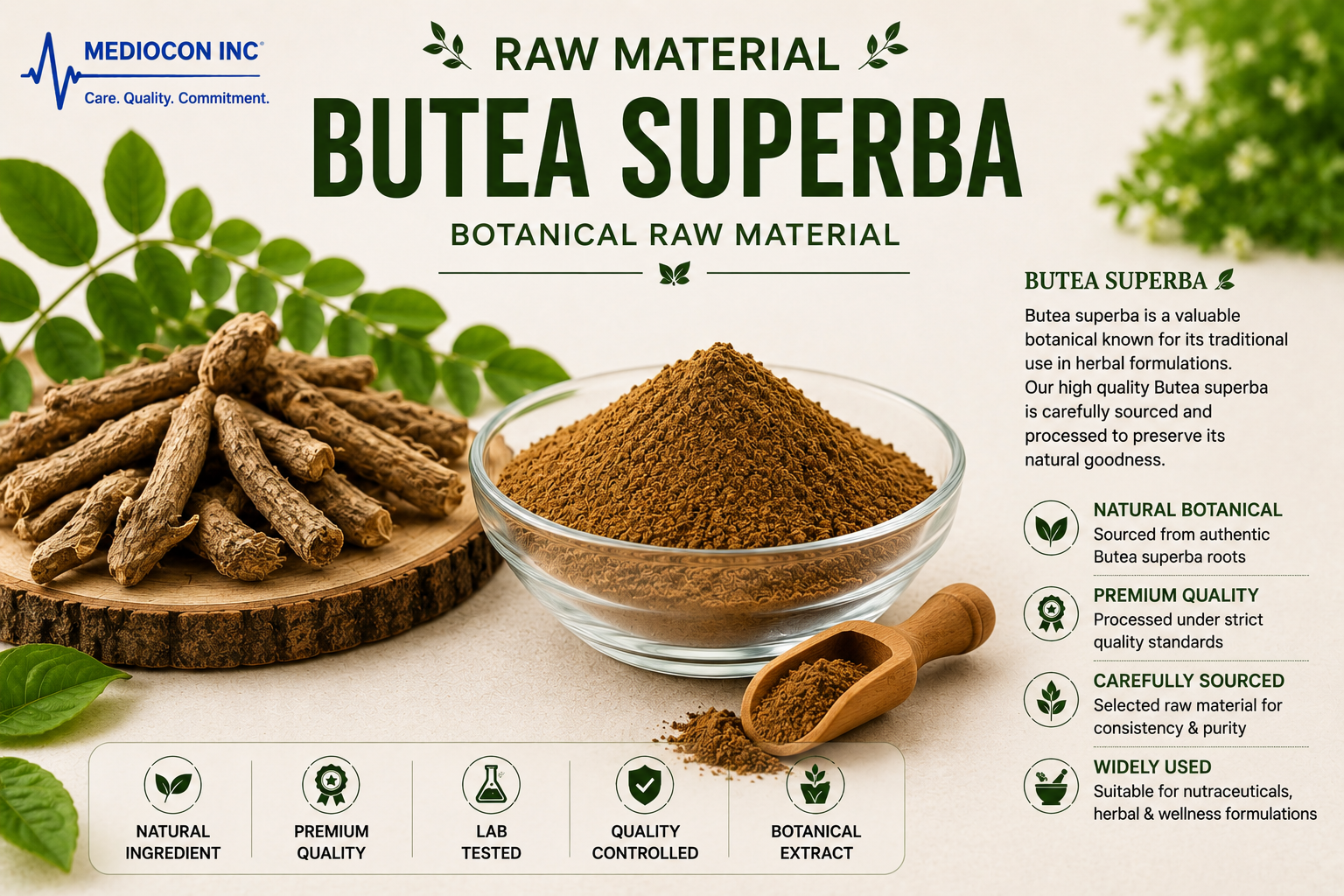 Butea superba Manufacturer & Supplier in India | MEDIOCON INC — Mediocon Inc