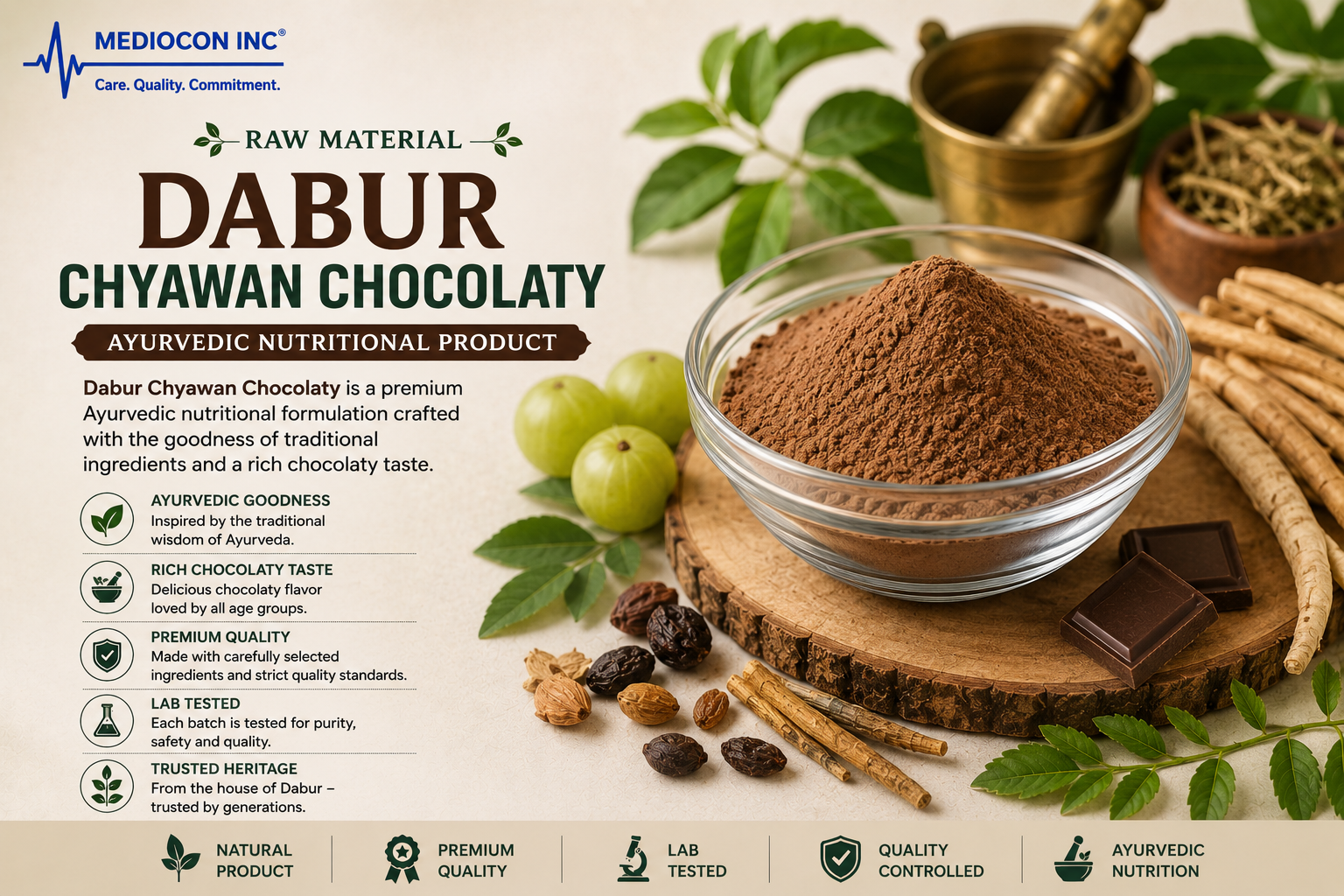 Dabur Chyawan Chocolaty Manufacturer & Supplier in India | MEDIOCON INC — Mediocon Inc