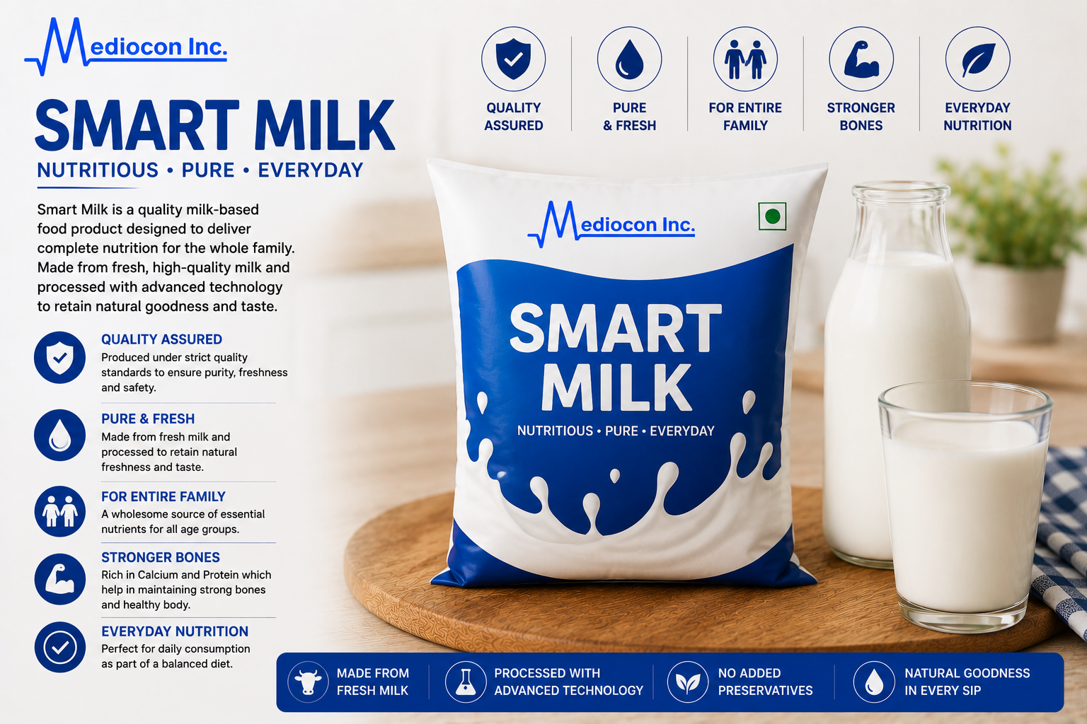 Smart Milk Manufacturer & Supplier in India | MEDIOCON INC — Mediocon Inc