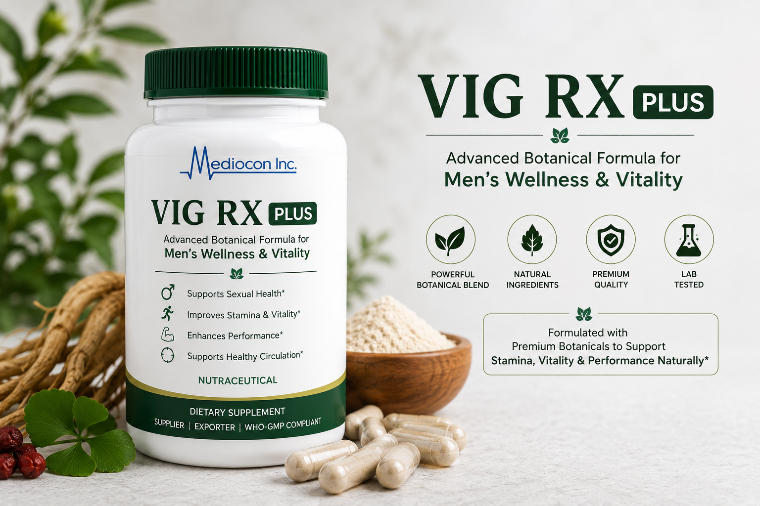 Vig RX Plus Manufacturer and Supplier in India | MEDIOCON INC — Mediocon Inc