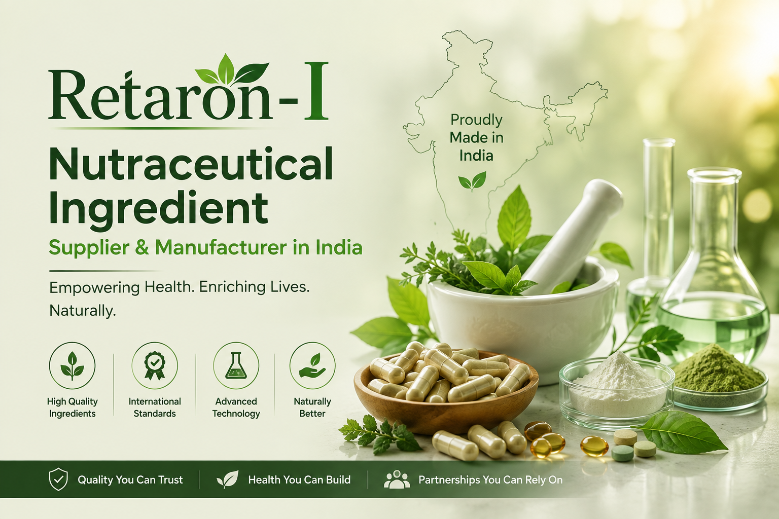 Retaron-I | Nutraceutical Ingredient Supplier & Manufacturer in India — Mediocon Inc