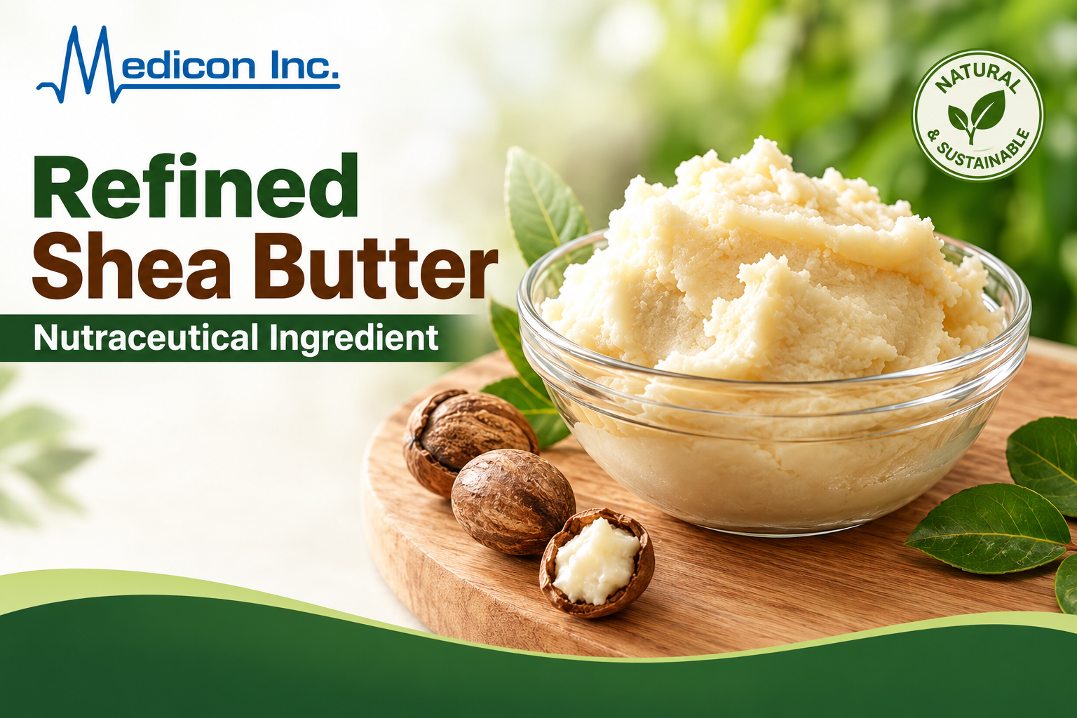 Refined Shea Butter | Nutraceutical Ingredient Supplier & Manufacturer in India — Mediocon Inc