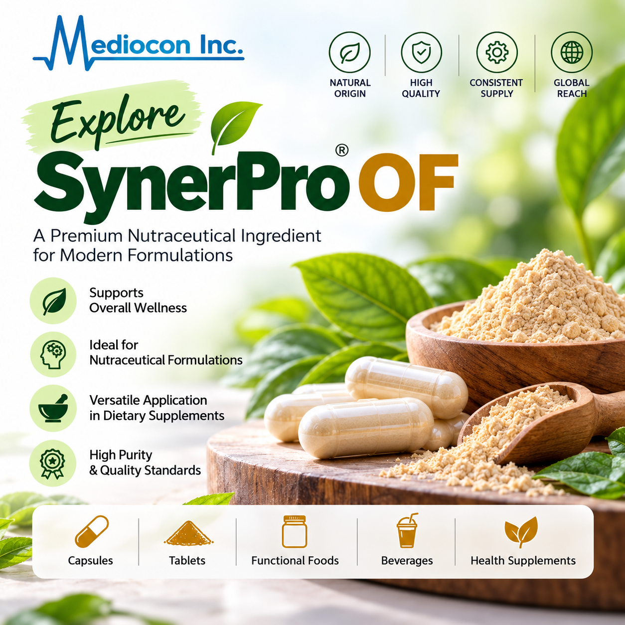 SynerPro OF – Oxalobacter formigenes Manufacturer in India | Mediocon Inc. — Mediocon Inc