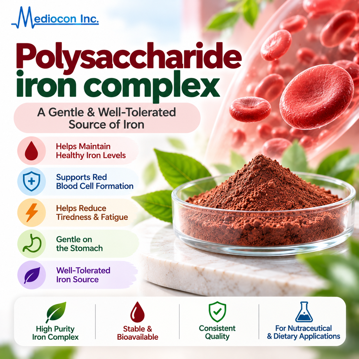 Polysaccharide Iron Complex Manufacturer in India | Mediocon Inc. — Mediocon Inc