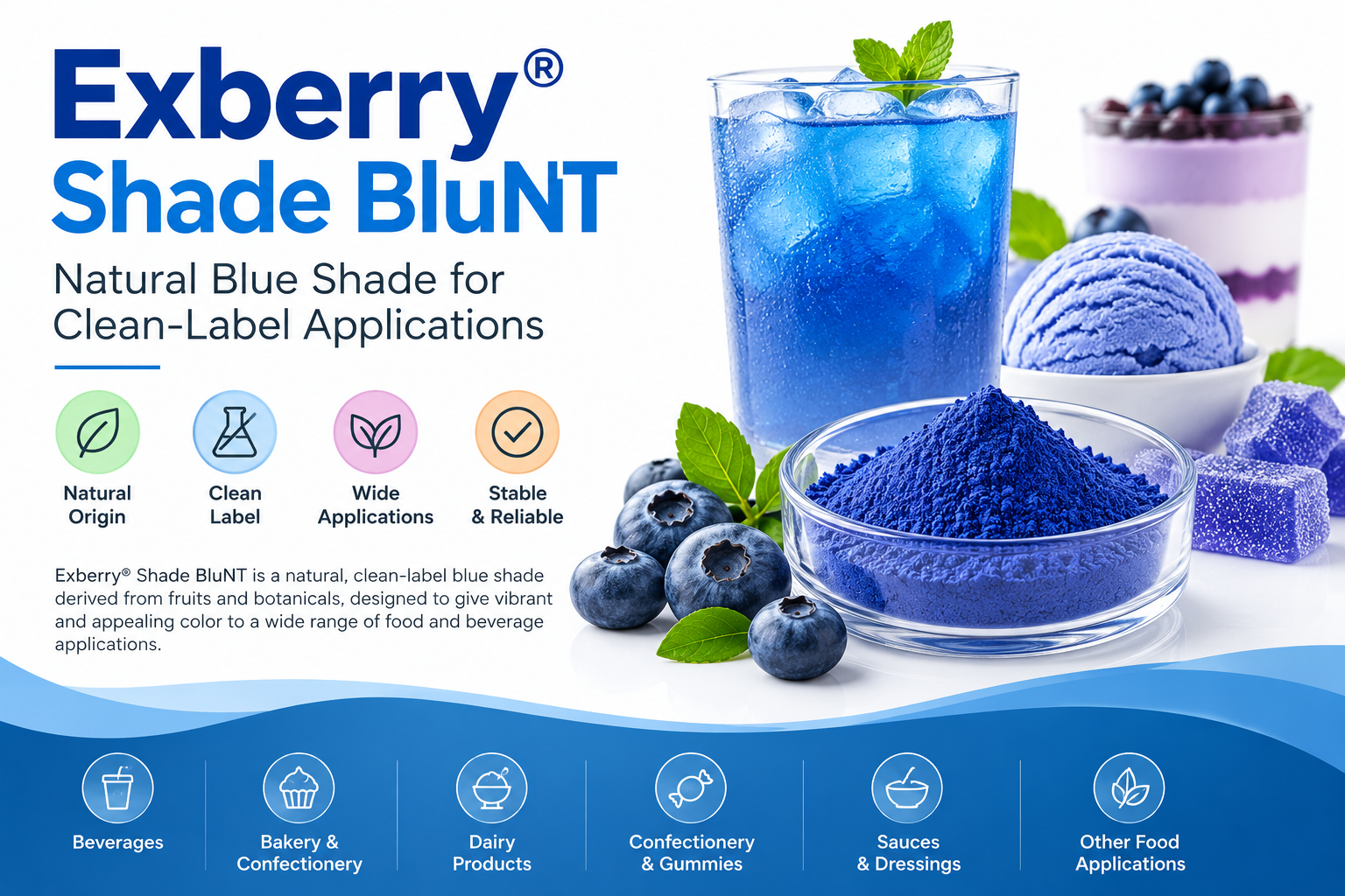 Exberry® Shade BluNT Manufacturer in India | Mediocon Inc. — Mediocon Inc