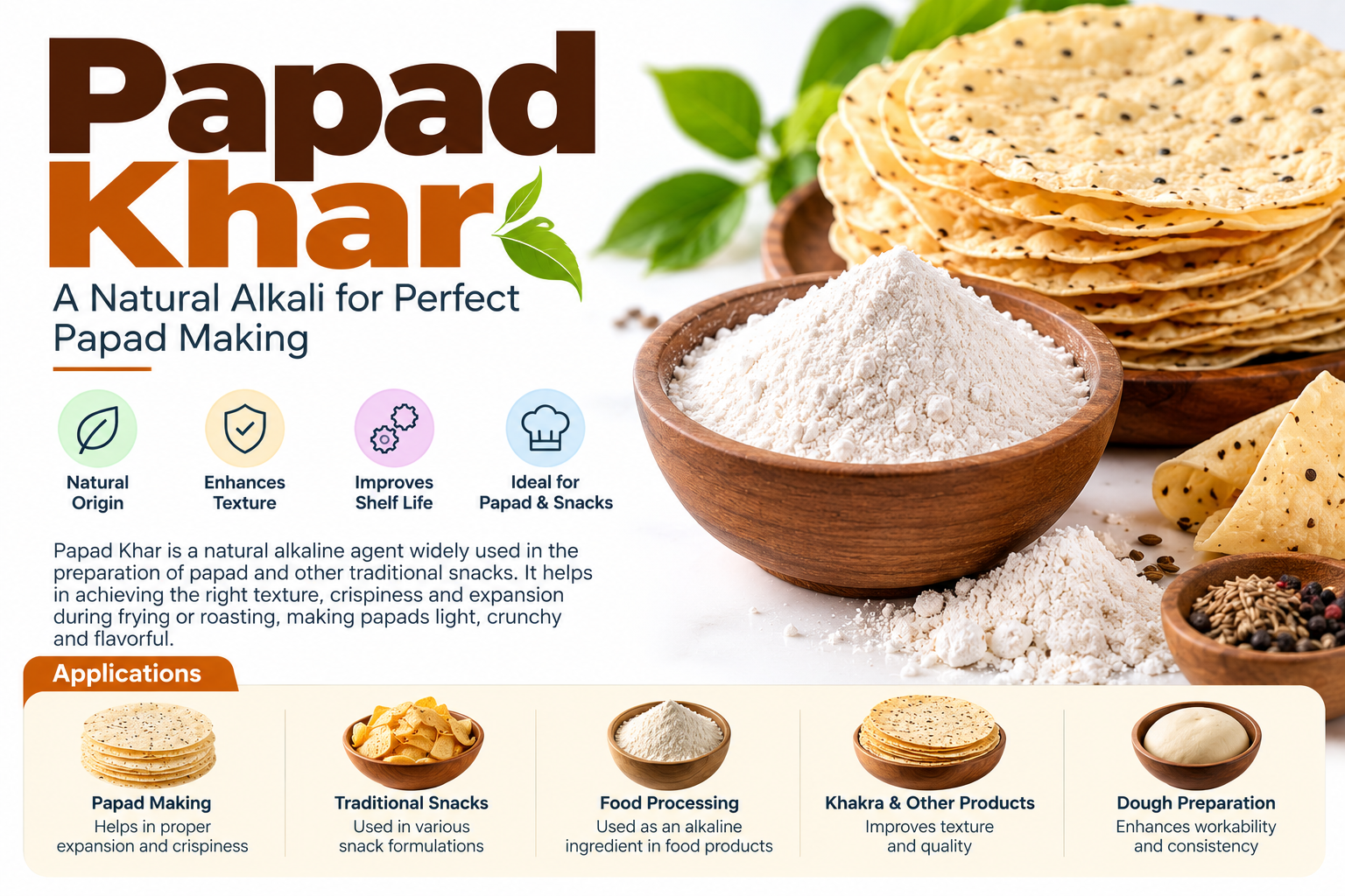 Papad Khar Manufacturer in India | Mediocon Inc. — Mediocon Inc