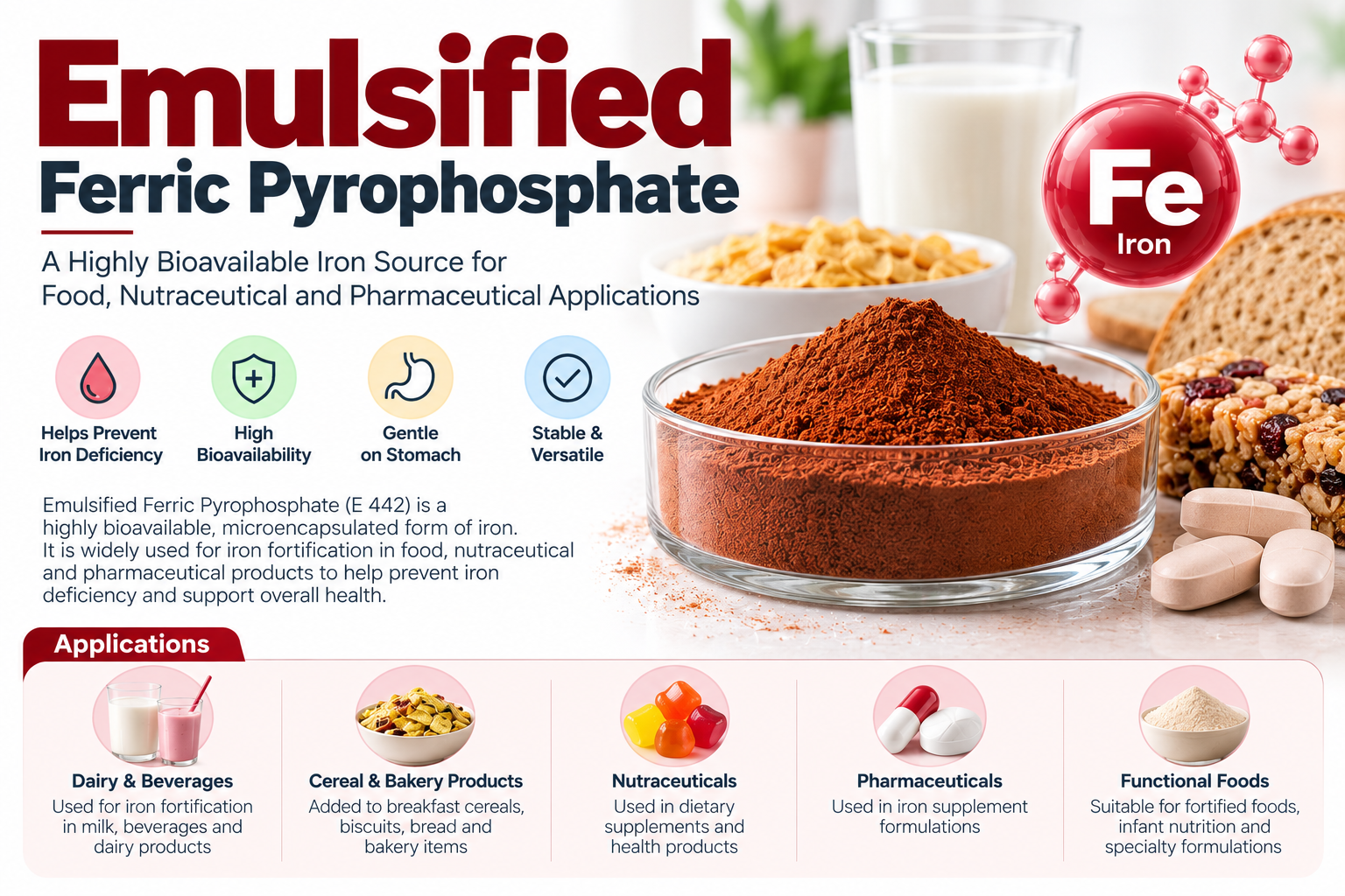 Emulsified Ferric Pyrophosphate Manufacturer in India | Mediocon Inc. — Mediocon Inc