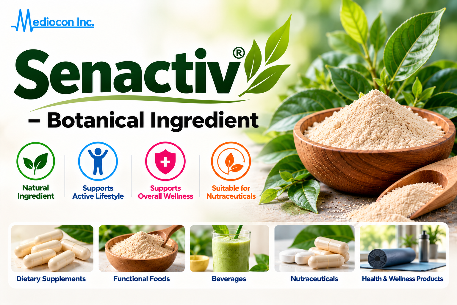 Senactiv® – Botanical Ingredient Details | Mediocon Inc. — Mediocon Inc