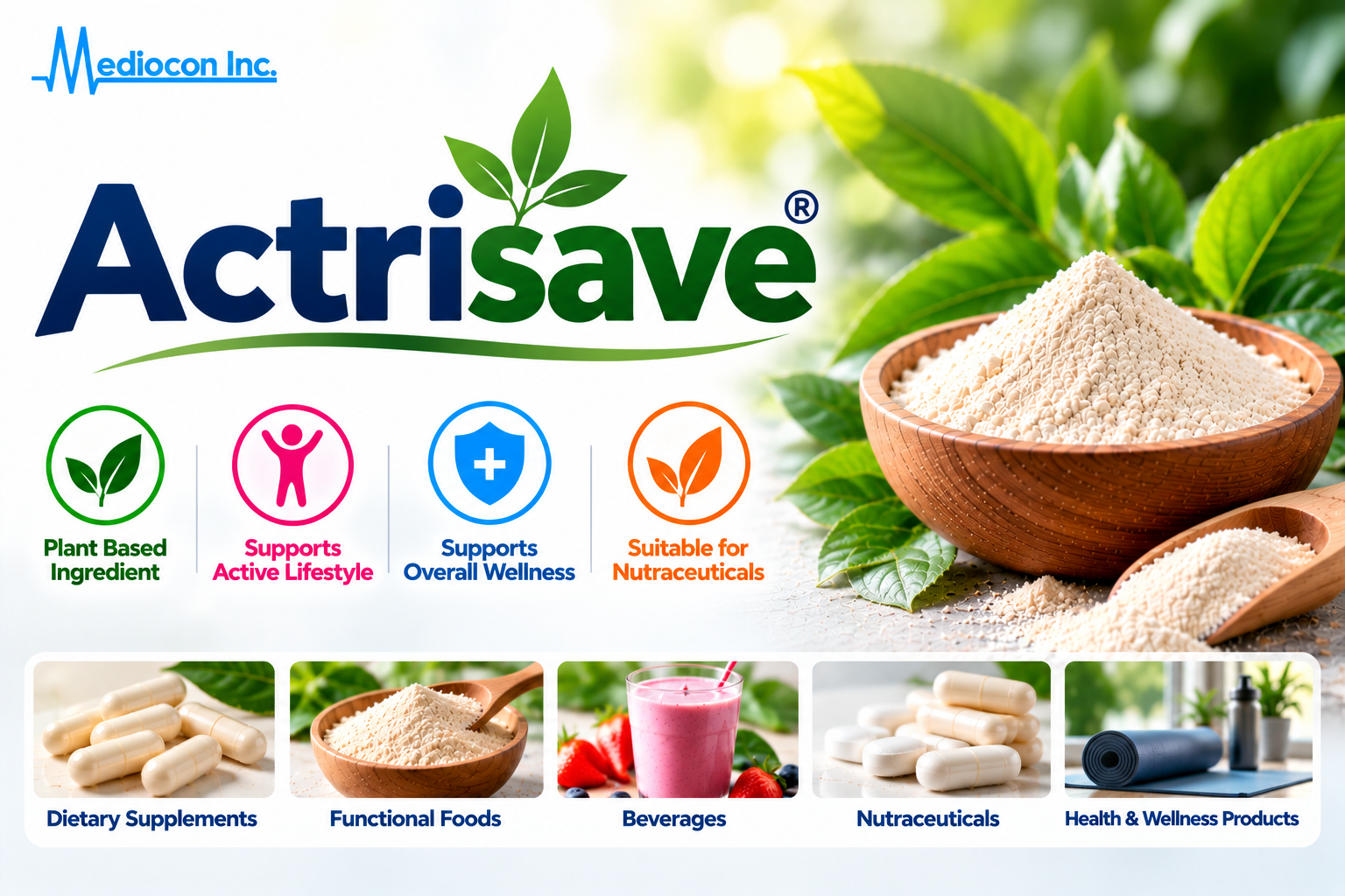 Actrisave Botanical Extract manufacturer in India | Mediocon Inc. — Mediocon Inc