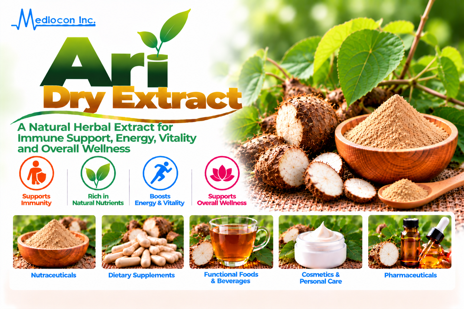 Ari Dry Extract (Bauhinia racemosa) Manufacturer in India — Mediocon Inc