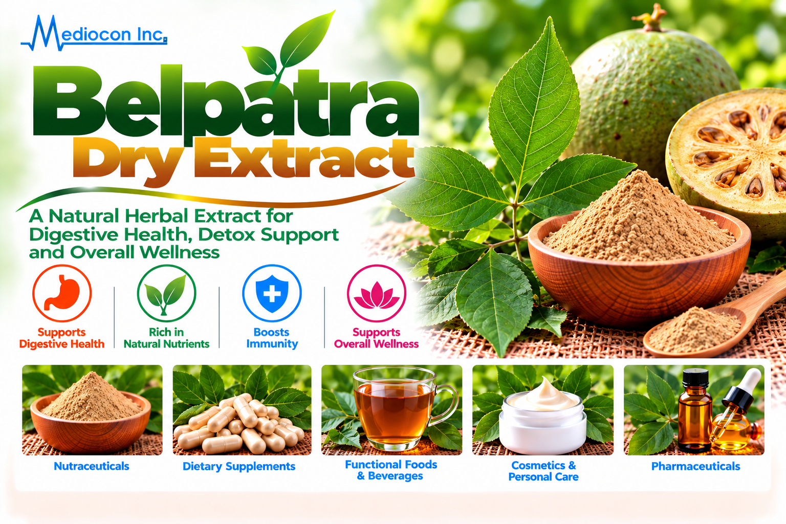 Belpatra Dry Extract Manufacturer in India | Mediocon Inc. — Mediocon Inc