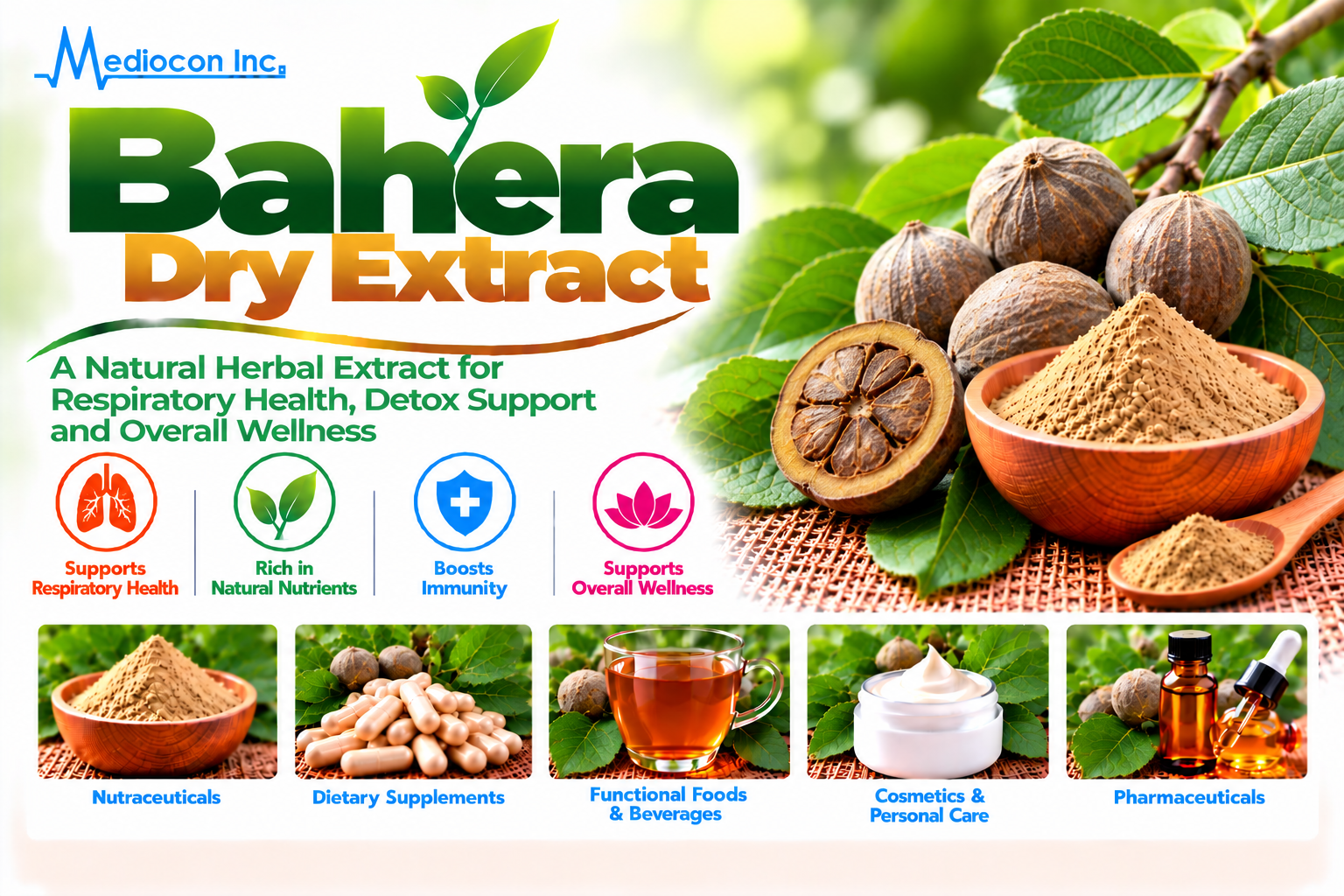 Bahera Dry Extract Manufacturer in India | Mediocon Inc. — Mediocon Inc
